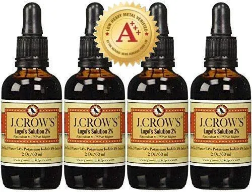 J.crow's Lugol's Solution Iodine 2%