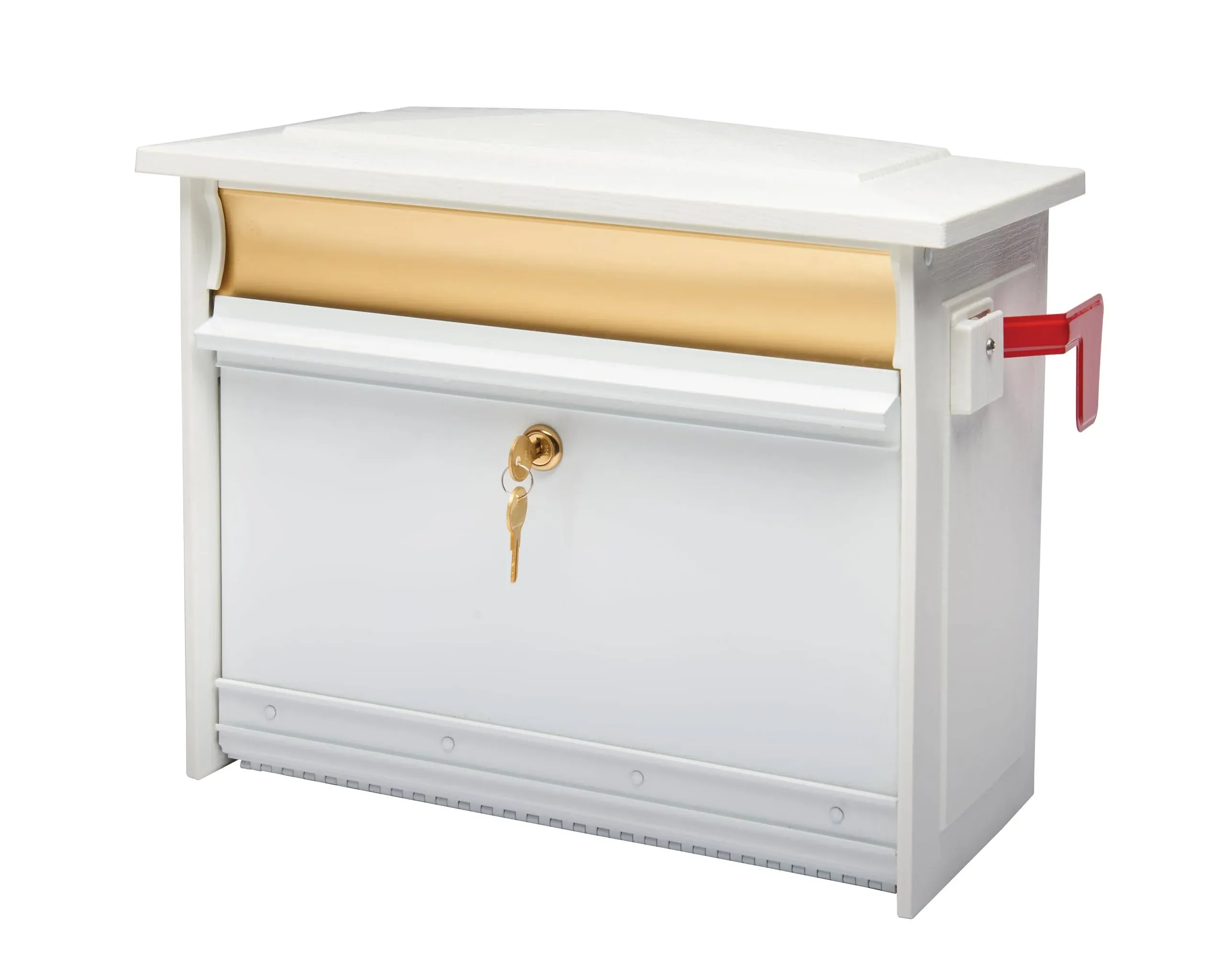 Architectural Mailboxes Mailsafe Wall Mount Mailbox White