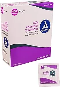 Dynarex BZK Antiseptic Towelettes