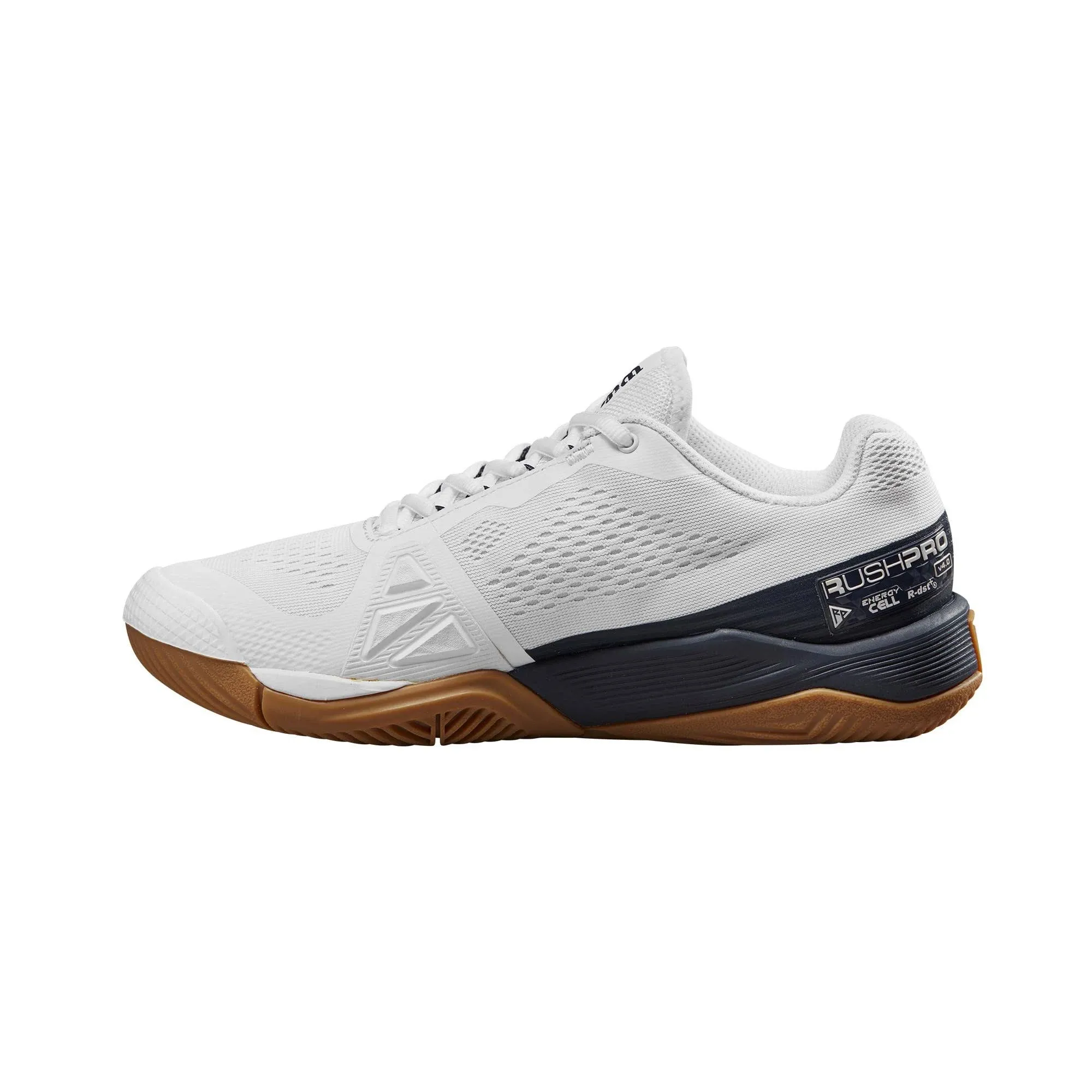 Wilson Women's Rush Pro 4.0 Tennis Shoes (White/Navy/Gum)