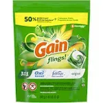 Gain Flings Laundry Detergent Pacs, Original, 35 Count (Packaging May Vary)