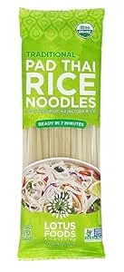 Lotus FOODS: Organic Traditional Pad Thai- Rice Noodles, 8 oz