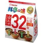 Marukome  Miso Soup 32packs 4 tastes × 9 Packs from Japan