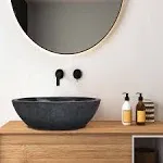 OVAL Basalt Stone Vessel Bathroom Sink  | eBay