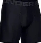 Under Armour Men's Tech 6" Boxerjock 2 Pack - Black - 3XL