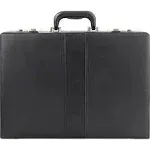 Solo Grand Central Attaché Briefcase with Combination Locks, Black