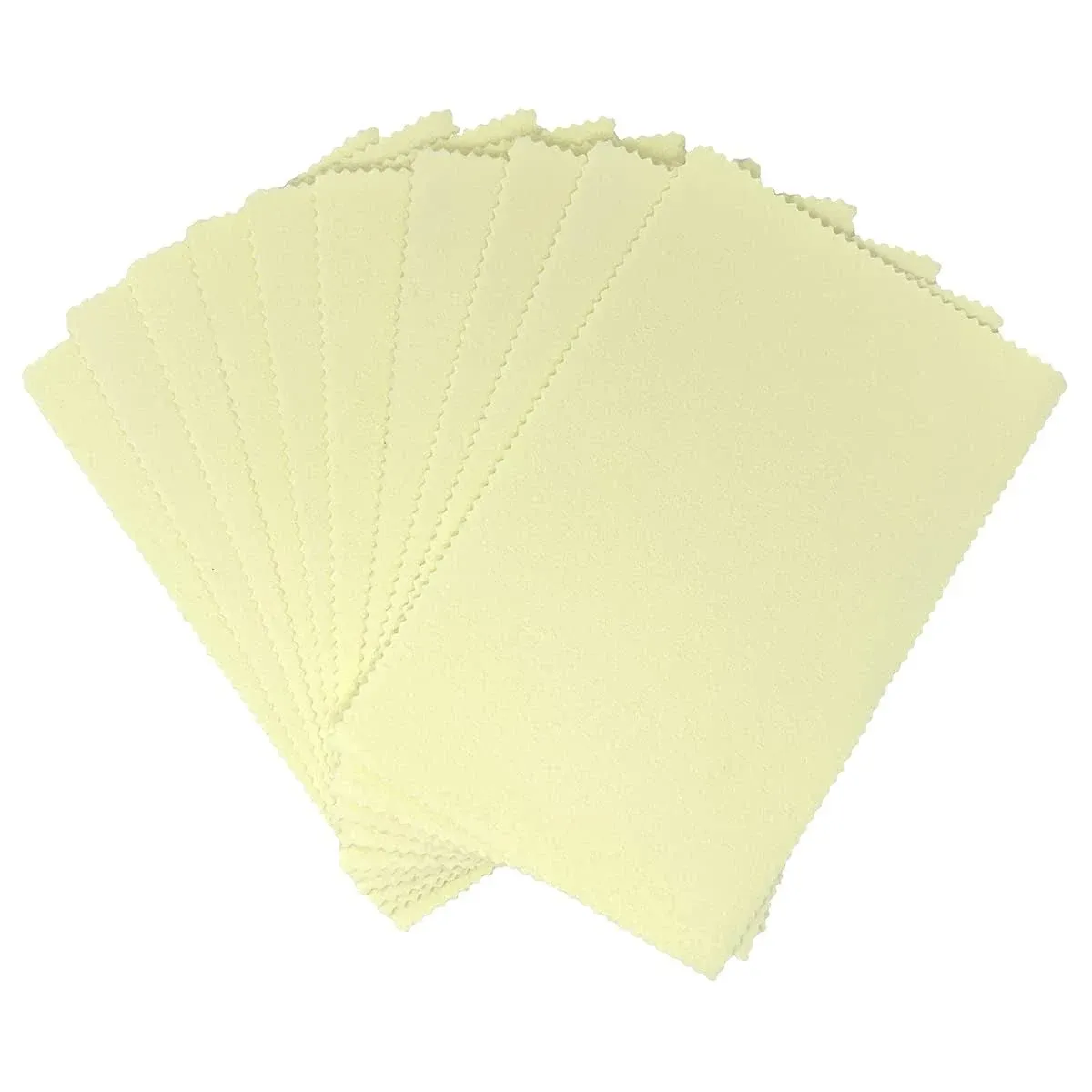 Sunshine Polishing Cloths, Bulk Pack, for Silver, Gold, Brass and Copper Jewelry (10 Pack)