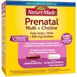 Nature Made Prenatal Multi Softgels + Choline Capsules