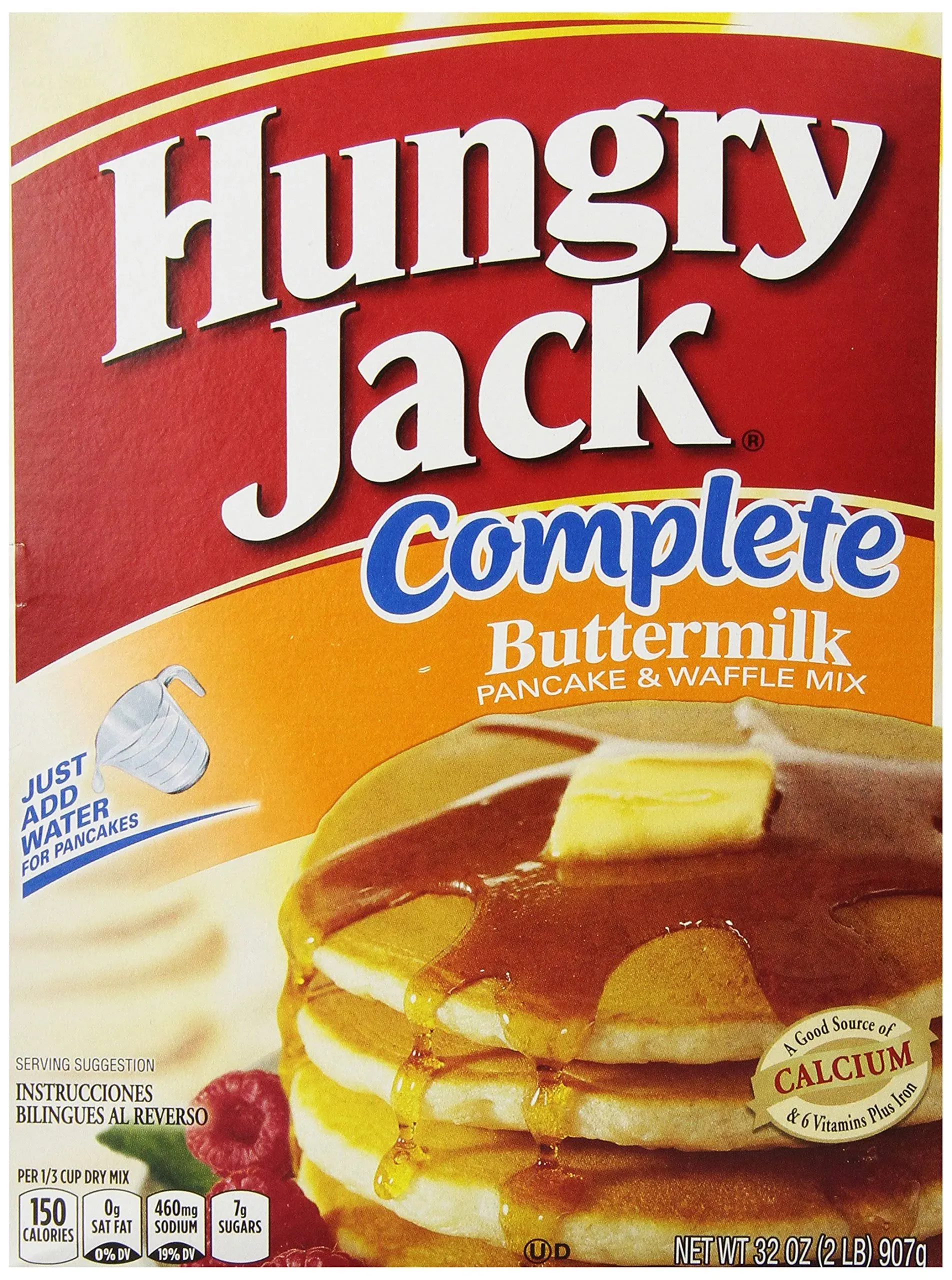 Hungry Jack Complete Buttermilk Pancake & Waffle Mix (2 lbs)