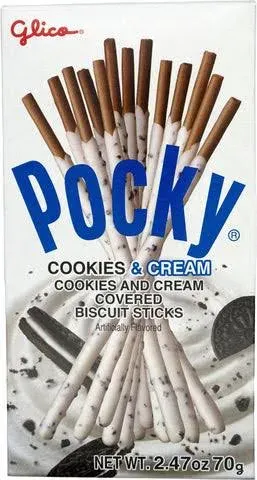 Pocky Biscuit Stick, Cookies and Cream, 2.47 Ounce (Pack of 10)