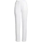 Lands' End Women's Plus Size Sport Knit High Rise Pants - 1x - White