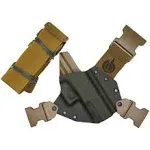 GunfightersINC Kenai Chest Holster Fits Ruger GP100 Gray RH