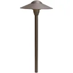 Kicher Landscape Path Lighting Fixture 15310AZT, 16.25 W,12 Volt,8.25" W x 21" H x 8.25" L, T5 Wedge Base, Architectural Bronze,Sidewalks,Pathways,Lawn,Condo,Hotel,Home,Corporate (4 Pack)