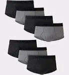 Hanes Men's Comfort Tagless Briefs (7 Pack) Black