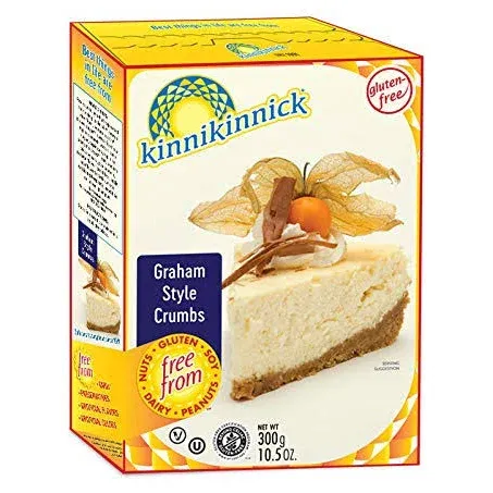 Kinnikinnick Crumbs - Graham Style Gluten Free, 10.5-Ounce (Pack of 3) have a problem Contact 24 hour service Thank You