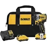 DEWALT XTREME 12V MAX* Cordless Screwdriver, 1/4-Inch, 2-Ah Batteries (DCF601F2)