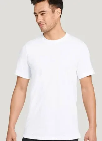 Jockey Men's Made in America 100% Cotton Crew Neck T-Shirt - 2 Pack 2XL White