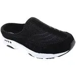 Easy Spirit Traveltime Mule Women&#039;s Slip On 11 C/D US - Black/Black/Su<wbr/>ede