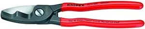 KNIPEX Tools - Cable Shears, Twin Cutting Edge (9511200), 8 inches