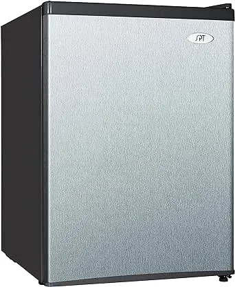 SPT RF-244SS Compact Refrigerator, Stainless, 2.4 Cubic Feet