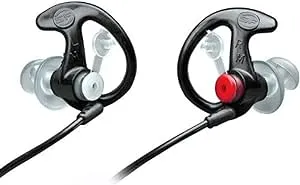 SureFire EP3 Sonic Defenders Filtered Earplugs, Double Flanged Design, Reusable