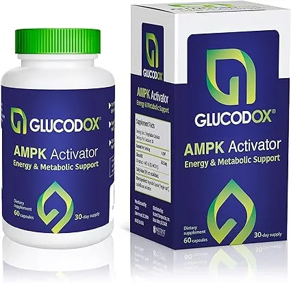 AMPK Activator Supplement | AMPK Enzyme for Fat Control, Metabolic Support | 30 Day Supply (60 Caps)