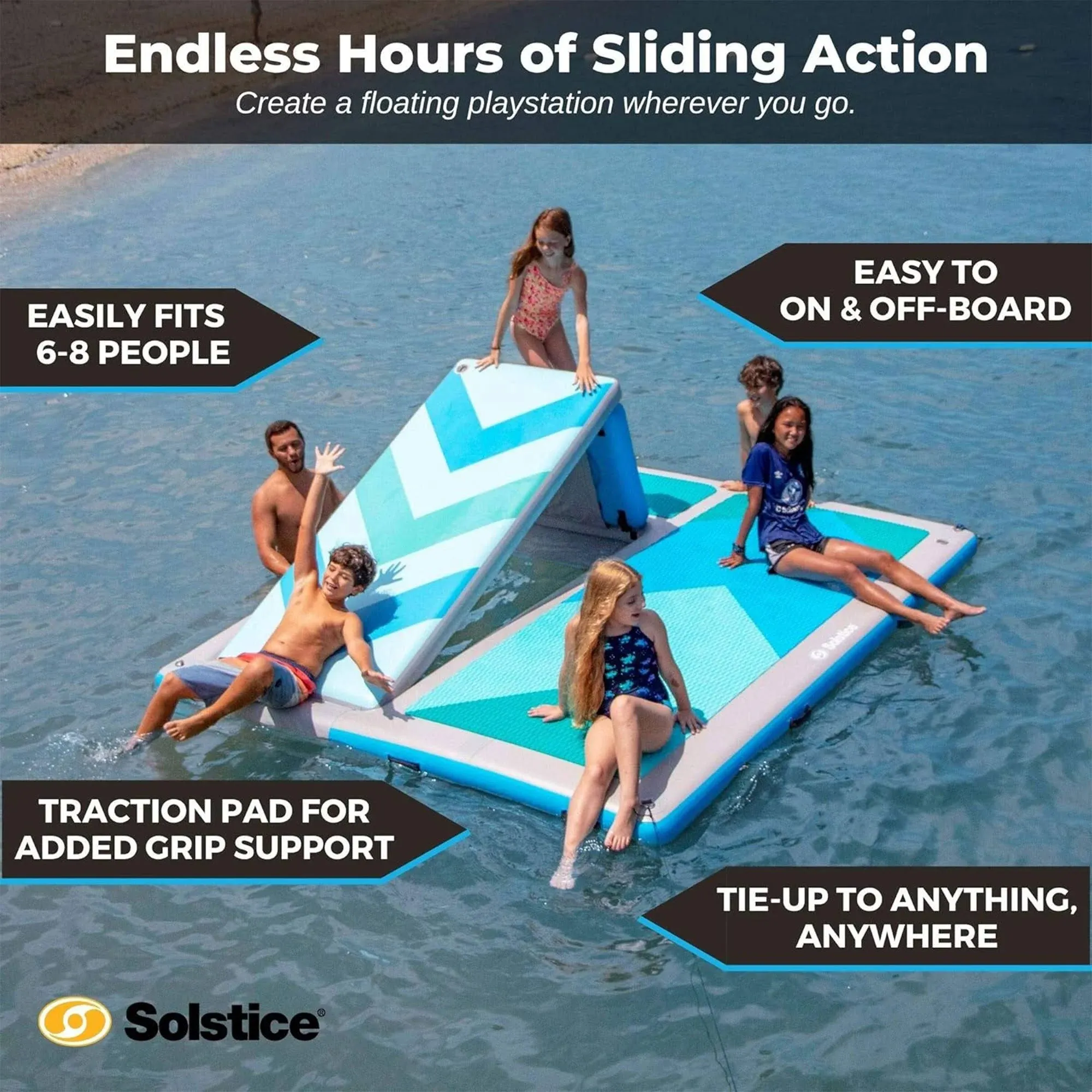 Solstice 10 ft x 8 ft Convertible Slide Dock