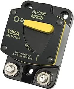 Blue Sea 187-series 135 Amp Circuit Breaker Surface Mount