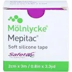 Mepitac 298300 Soft Silicone Tape 2 cm x 3 /0.8 in x 3.3 yd