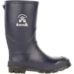 Kamik Stomp Rain Boot (Toddler/Little Kid/Big Kid),Navy/Black Sole,10 M US Toddler