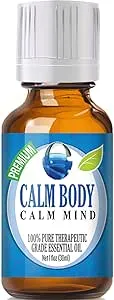 Healing Solutions Calm Body, Calm Mind Blend Essential Oil - 100% Pure Therapeutic Grade - 30ml - Aromatherapy Essential Oils