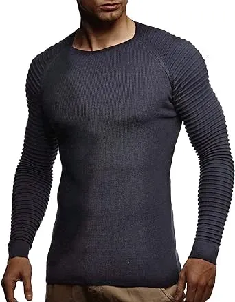 Leif Nelson Men's Knit Pullover LN20729