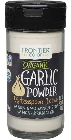 Frontier Herb - Garlic - Organic - Powder - 2.33 oz