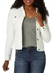 Riders by Lee Indigo Women's Stretch Denim Jacket, White, Small