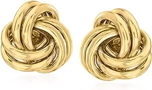 Bloomingdale's 14K Yellow Gold Love Knot Stud Earrings