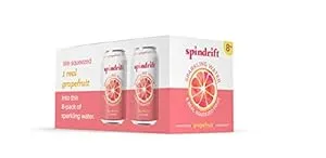 Spindrift Grapefruit Sparkling Water, 12 Fl Oz (Pack of 8)