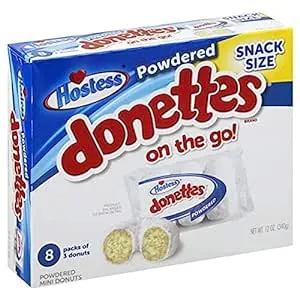 Hostess Donettes Mini Powdered Donuts