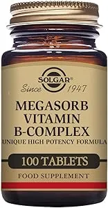 Solgar - Megasorb B-Complex "50", 100 Tablets