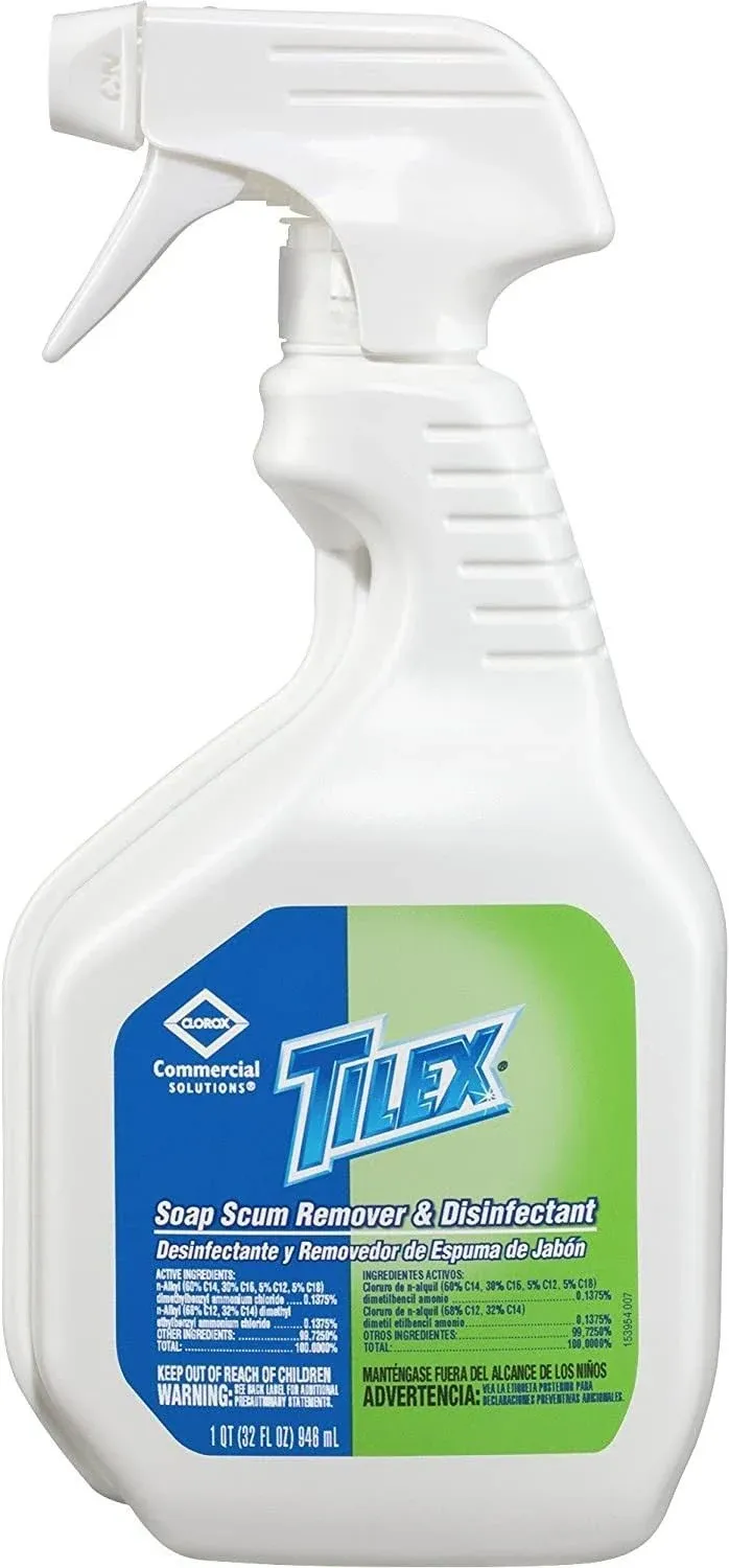 Tilex Soap Scum Remover and Disinfectant, 32 oz Smart Tube Spray