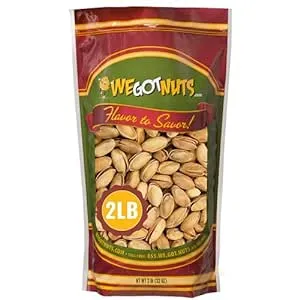 Turkish Pistachios Antep Roasted Salted, In Shell - We Got Nuts (2 LBS.)