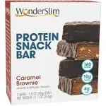 Wonderslim Protein Snack Bar Caramel Brownie Nut (7ct)