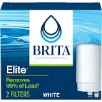 Brita Chrome Tap Water Faucet Replacement Filter 2 Pack