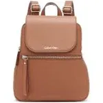 Calvin Klein Garnet Triple Compartment Backpack - Caramel