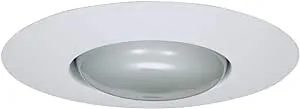 HALO 301P Recessed Ceiling Light Open Splay Trim, White, 6 in.