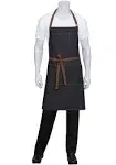 Chef Works Black Memphis Chefs Bib Apron