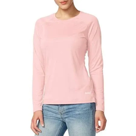 Baleaf Womens Shirts Long Sleeve Tops UPF 50+ Sun Protection Shirts SPF UV Quick Dry Lightweight T-Shirt Outdoor Hiking Runing Fishing Pink Size S,