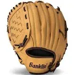 Franklin Sports Field Master Baseball + Softball Glove - Adult + Youth Mitt - 10.5 inch Lefty, Size: One Size