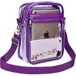 USPECLARE Clear Purse Stadium Clear Messenger Bag Stadium Approved for Men and Women Clear Crossbody Bag