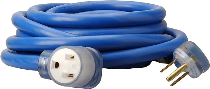 Southwire 8/3 STW Welder Extension Cords, 25 ft, Blue