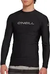 O'Neill Men's Basic Skins Long Sleeve Rash Guard (White, XXL)